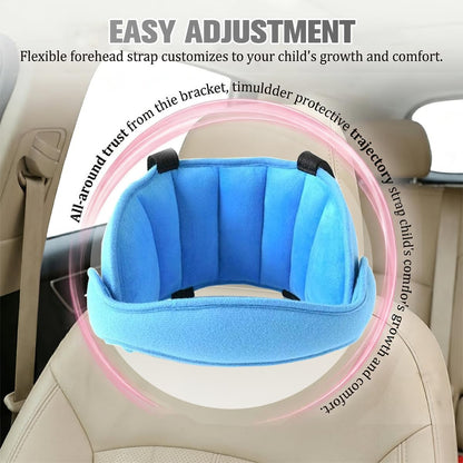 Adjustable Child Car Seat Head Support Band
