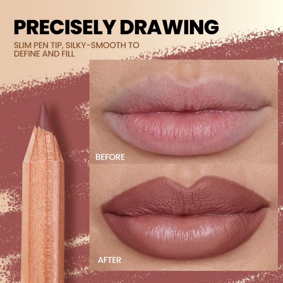 12 Colors Matte Velvet Lip Liner Set