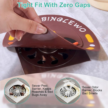 Double Filter Shower Drain Cover for Family Friends Bathtub Shower Sink