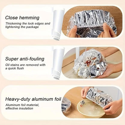 50 Pcs / Set Reusable Aluminum Foil Thermal Cover For Home Use