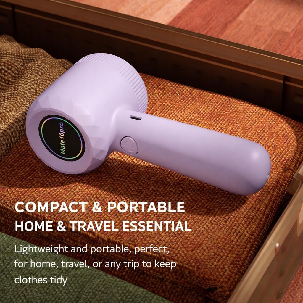 Rechargeable Fabric Lint Shaver for Clothes, Sweaters & Furniture