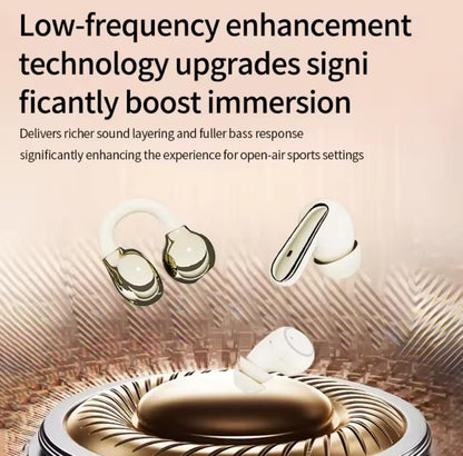 3-in-1 In-Ear, Short-Stem, and Clip-On Styles Wireless Bluetooth Earbuds