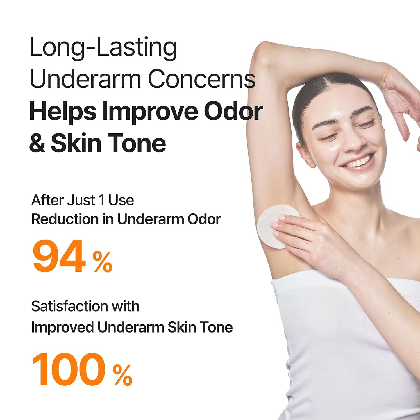 50-Count Body Cleansing Pads|Deodorizes, Gently Exfoliates, And Fades Dark Spots