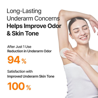 50-Count Body Cleansing Pads|Deodorizes, Gently Exfoliates, And Fades Dark Spots