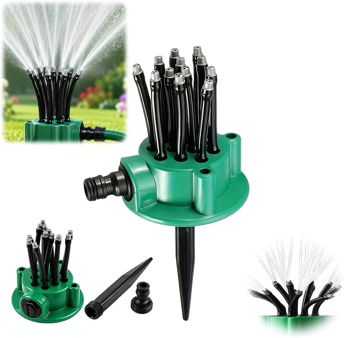 360 Degree Garden Automatic Multi Sprinkler Garden Lawn Sprinklers