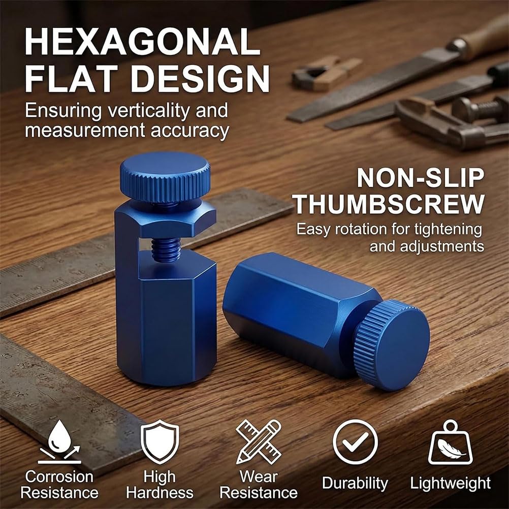 Right-Angle Ruler Clamp,Tall Stair Gauges for Framing Square