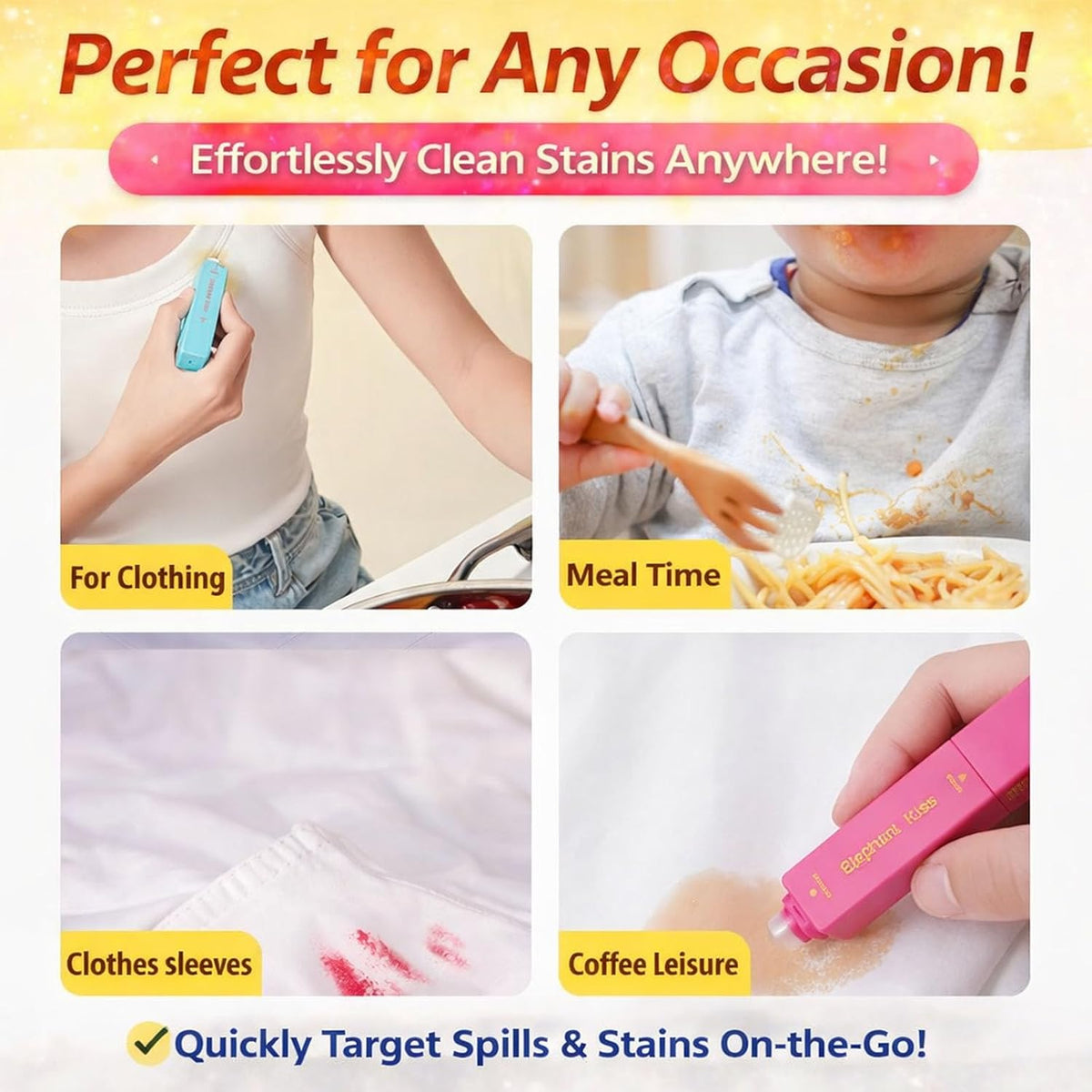 Gieleph Stain Remover-3-Second Stain Remover Pen for Clothes