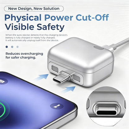 140W Smart Auto-Cutoff Charging Adapter – Prevents Overcharging