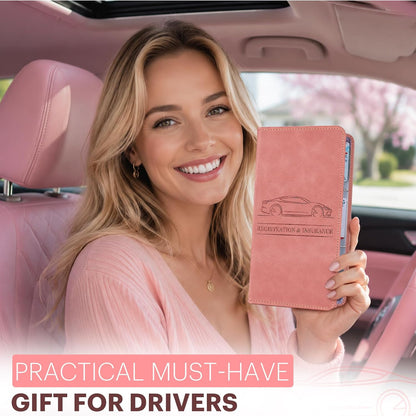 Car Registration And Insurance Card Holder, Car Document Holder