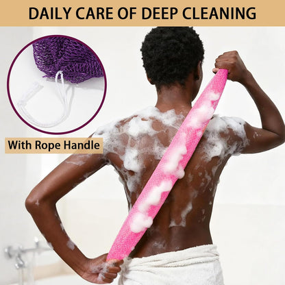 Net Sponge Exfoliating Back Scrubber Bath Sponge