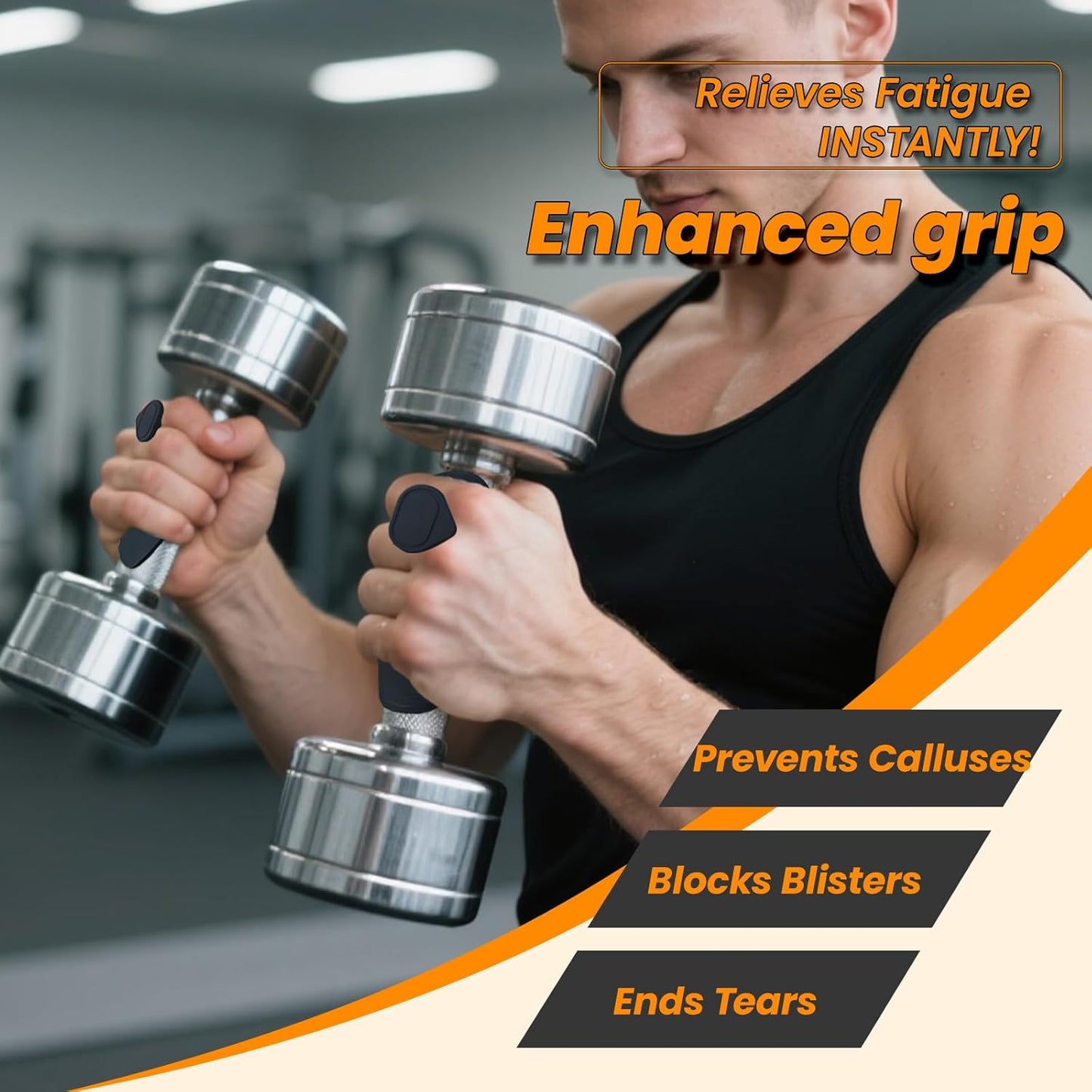 Workout Grips Slip Palm Protection Gloves