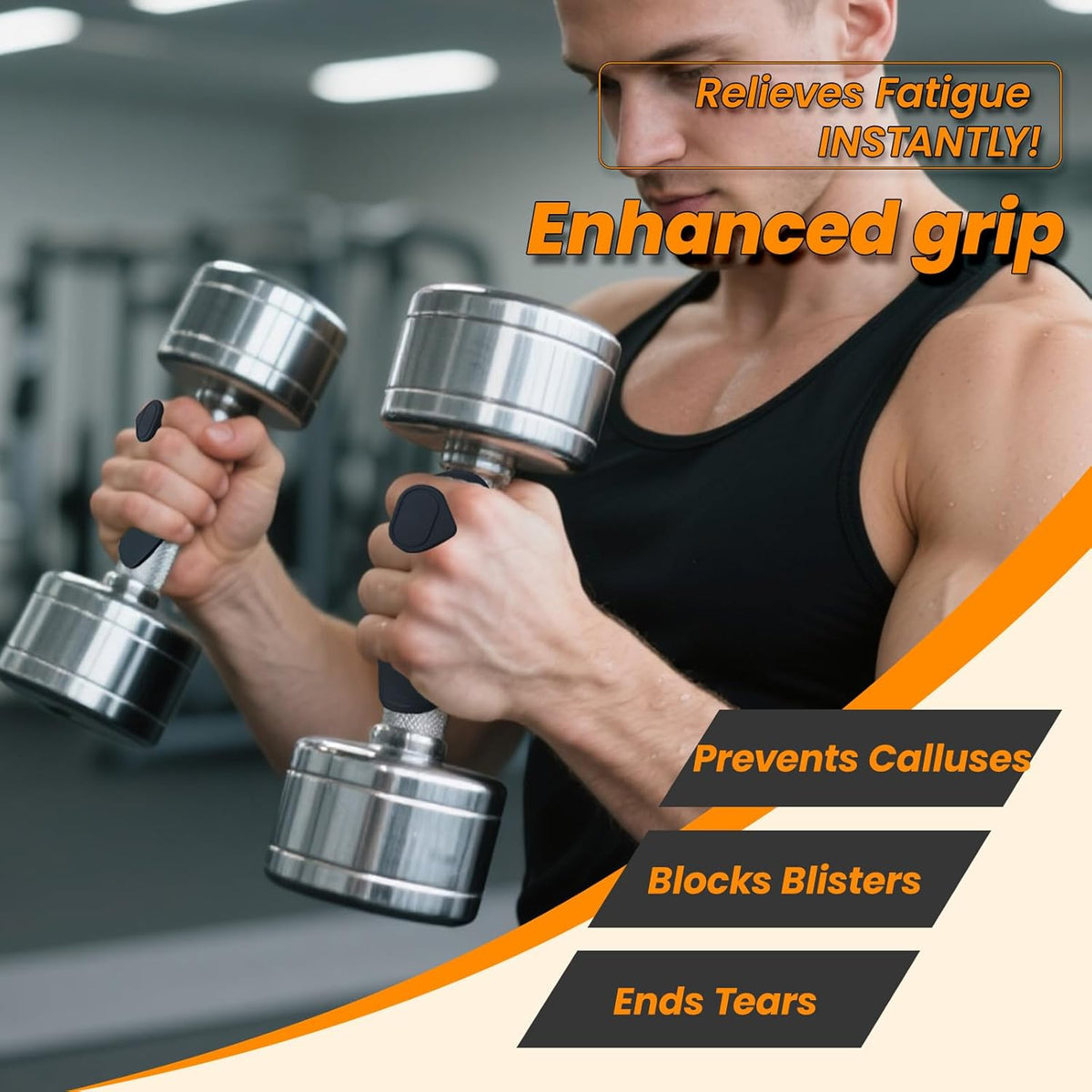 Workout Grips Slip Palm Protection Gloves