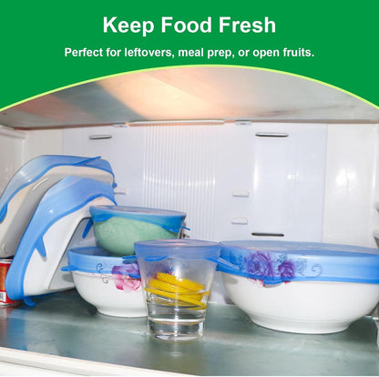 6pcs Silicone Stretch Lids