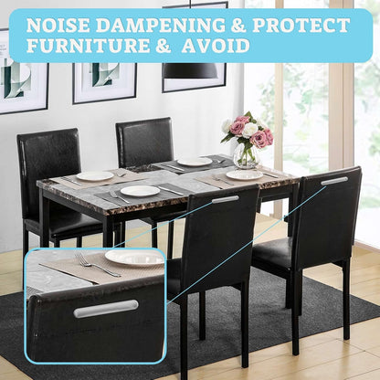 50 Pcs Cabinet Door Bumpers – Clear Self-Adhesive Rubber Pads for Noise Dampening & Protection