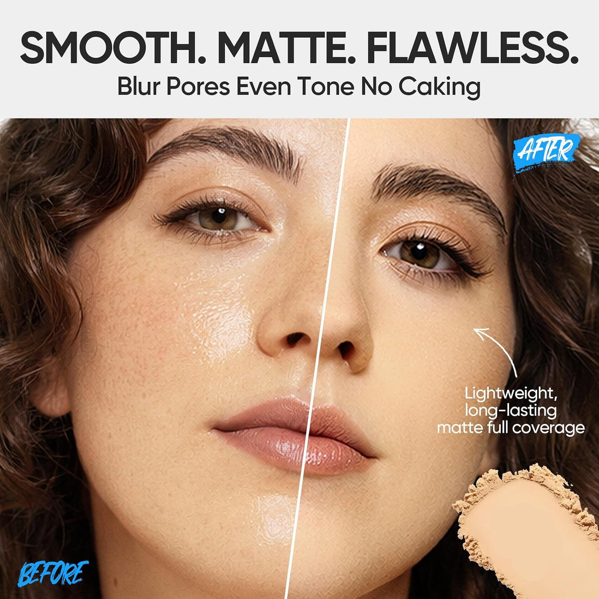 Ultra Cover Powder Foundation, Soft-Focus Complex Intelli, Oil Control