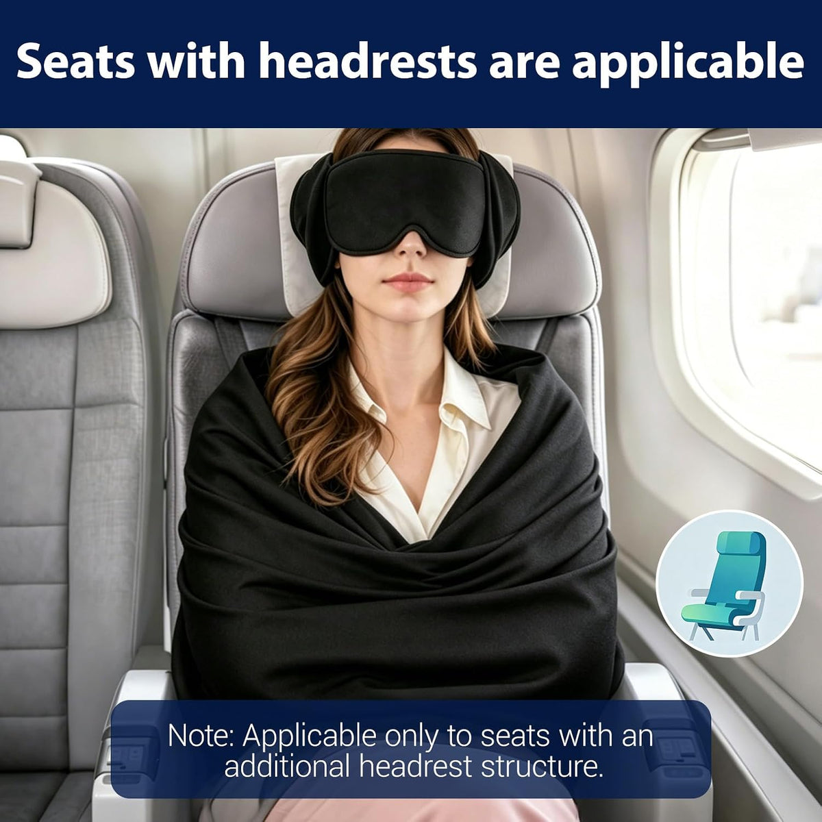 3-in-1 Aircraft Sleep Support System - Integrated Aircraft Sleep Kit