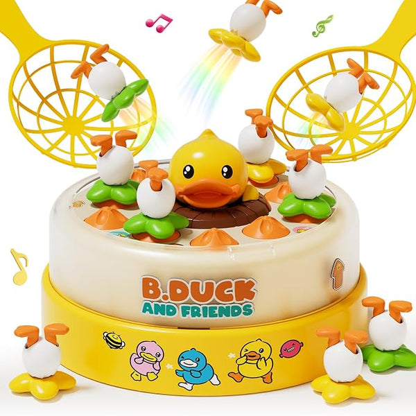 B.Duck Pop-up Catch Game – Interactive Tabletop Game