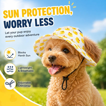 Dog Sun Hat for Summer Sun Protection, Outdoor Walking