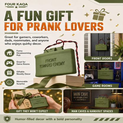 Fun Doorbell Sign | Novelty Doorbell Decoration / Fake Doorbell Cover