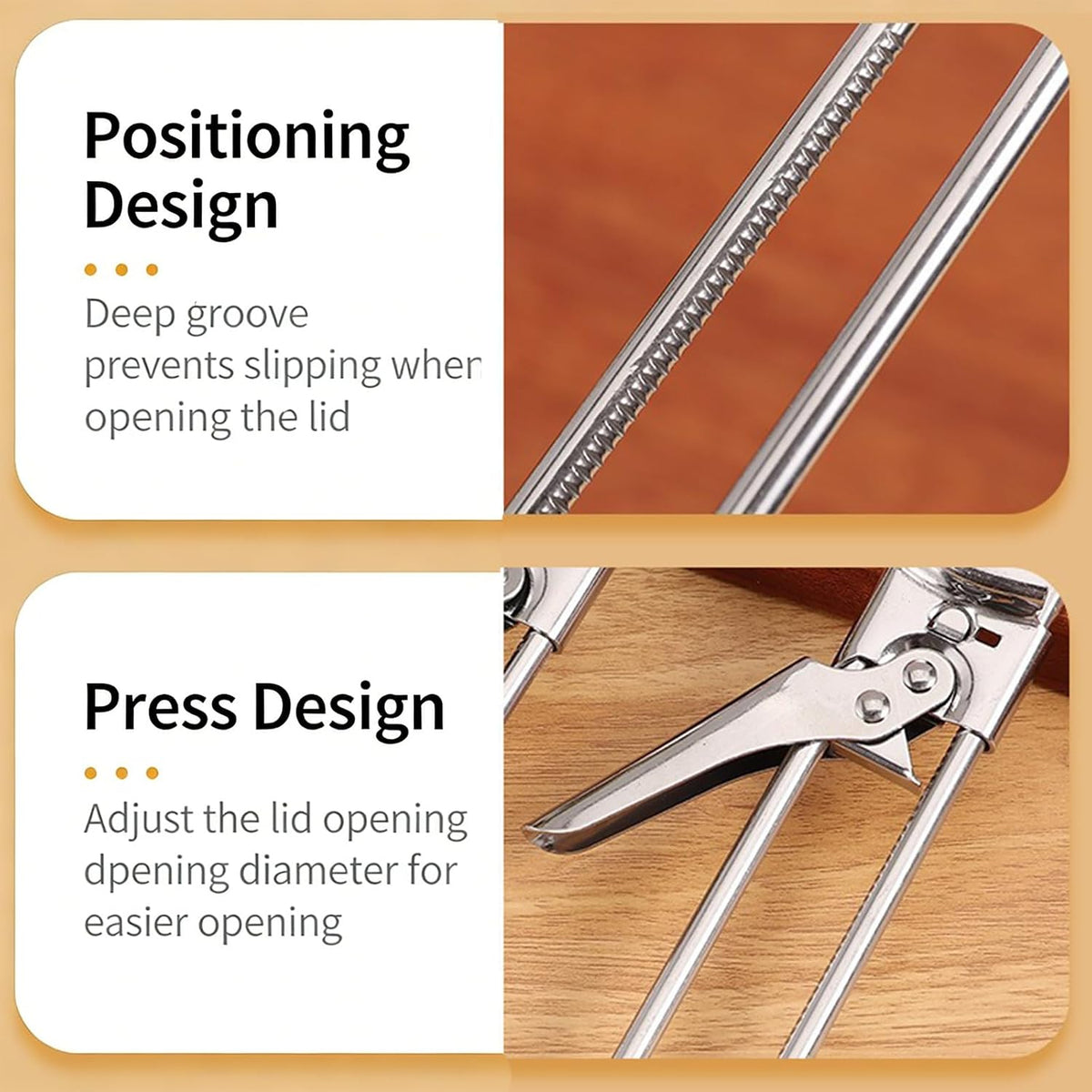 Jar Opener for Weak Hands, Multifunctional Adjustable Can Opener