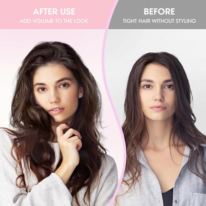 2Pack 3-and-6 Teeth Root Lift Volumizing Comb for Curl Enhancement & Fluffy Fuller Locks