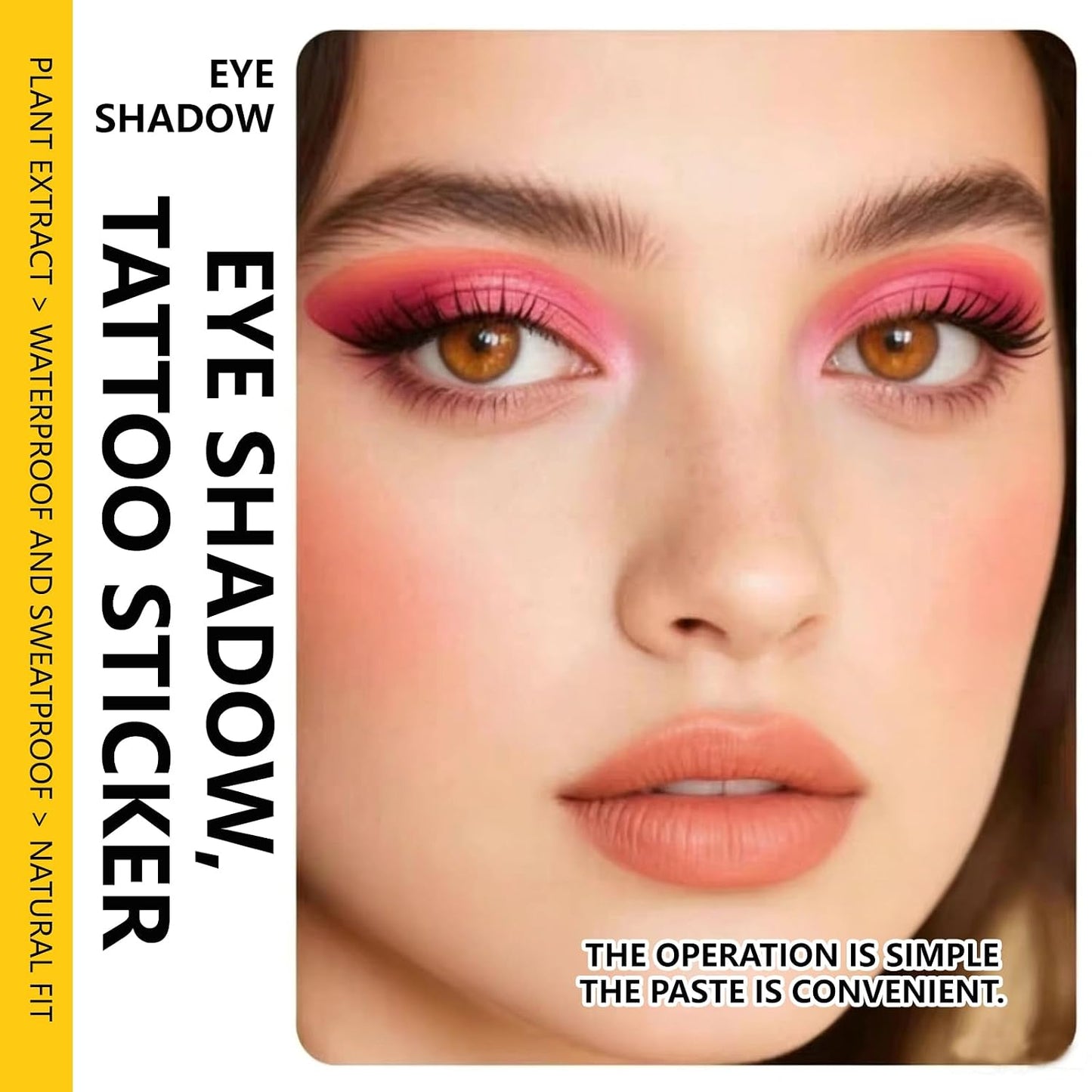 5 Pcs Waterproof Eyeshadow Stickers – Easy Eye Makeup Tape for Natural & Long-Lasting Eye Look
