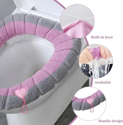 2026 New Lightweight Washable Soft Toilet Seat Cushion-4 Pack