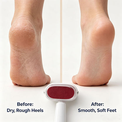 2 Pack Dual-Sided Foot Callus Remover - Handheld Manual Foot Care Tool