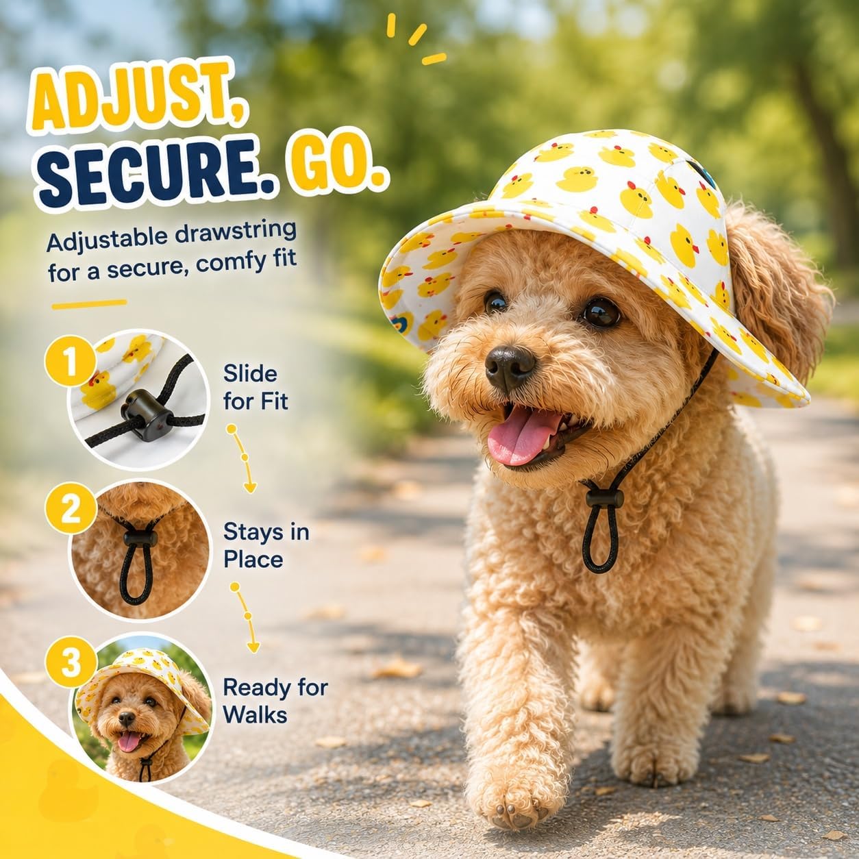 Dog Sun Hat for Summer Sun Protection, Outdoor Walking