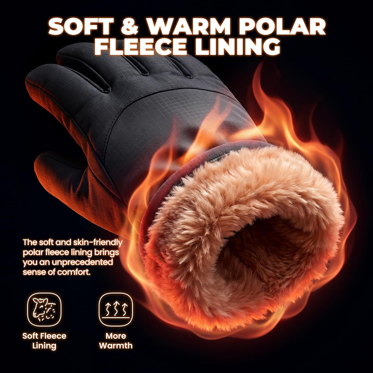 Winter Waterproof Ski Snow Warm Gloves