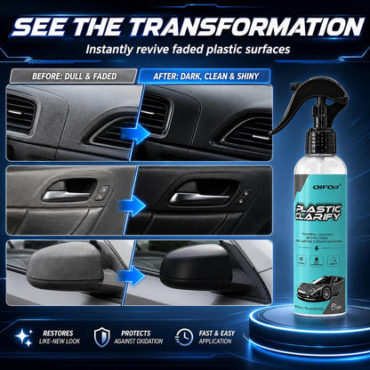 Black Trim Restorer Plastic Restorer for Trim Coat Kit