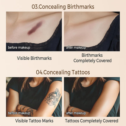 Full Coverage Concealer Balm, for Dark Circles & Blemishes,for Any Skin