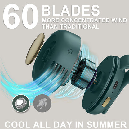 360° Rotatable Portable Mini Clip-on Fan