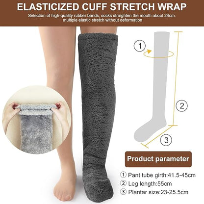 Fuzzy Socks Plush Warmth Long Socks