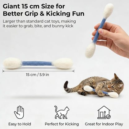 6 Pack Cat Toys with Catnip – Durable Interactive Cat Toys for Chewing, Playing & Exercise