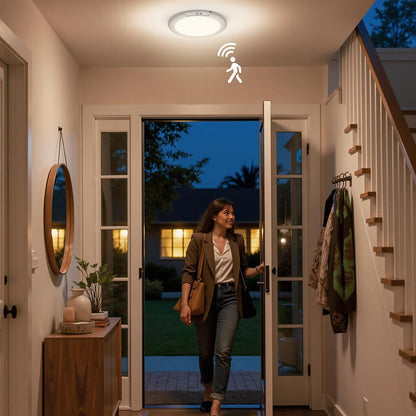 Rechargeable Motion Sensor Ceiling Lamp - Magnetic Ceiling Mount