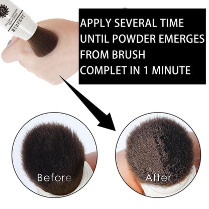 Sunscreen Setting Powder SPF 35, Mineral Brush Powder for Face & Scalp
