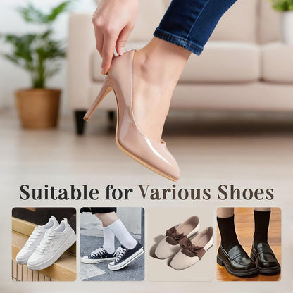 6 Pairs Heel Pads for Shoes – Soft Heel Grips for Loose Shoes, Anti-Slip Heel Cushions for Men & Women