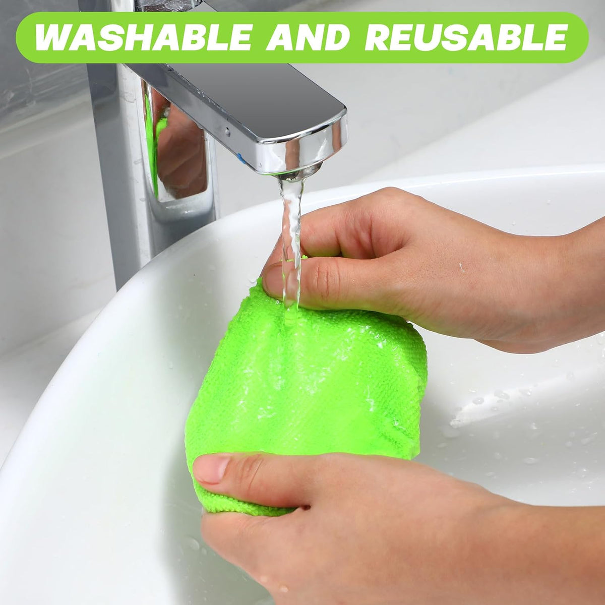 Windshield Cleaning Tool Kit, Microfiber Car Window Cleaner