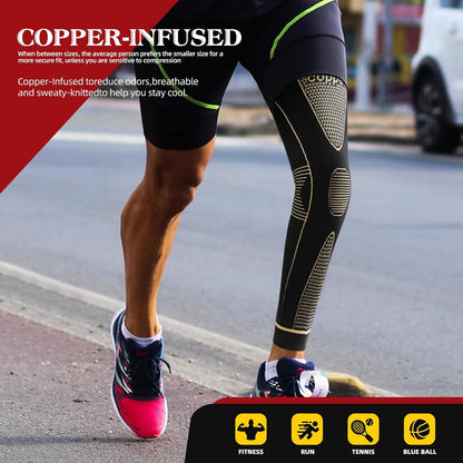 Full Leg Sleeves Protect Leg for Knee Pain Relief