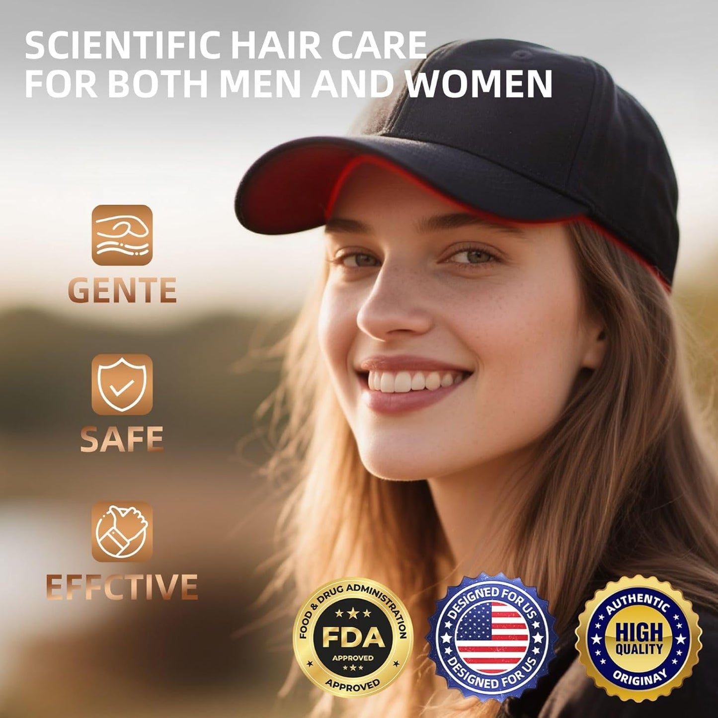 Infrared Light Head Hair Care Cap