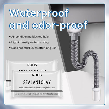 5 Pack Waterproof Sealant Mastic for Wall Hole, Air Conditioning Hole Repair