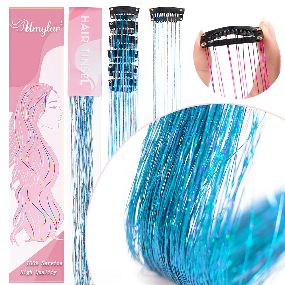 Hair Tinsel Clip in