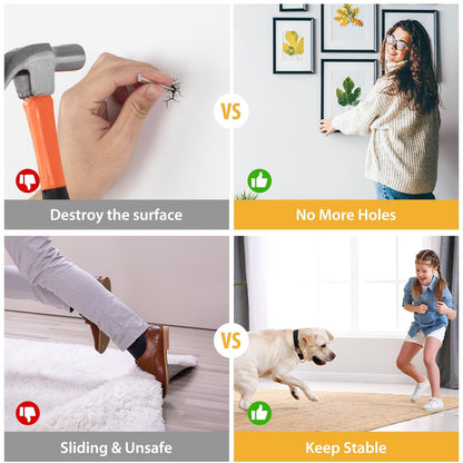 Heavy-duty Mesh Double-sided Tape—Removes Without Leaving a Trace