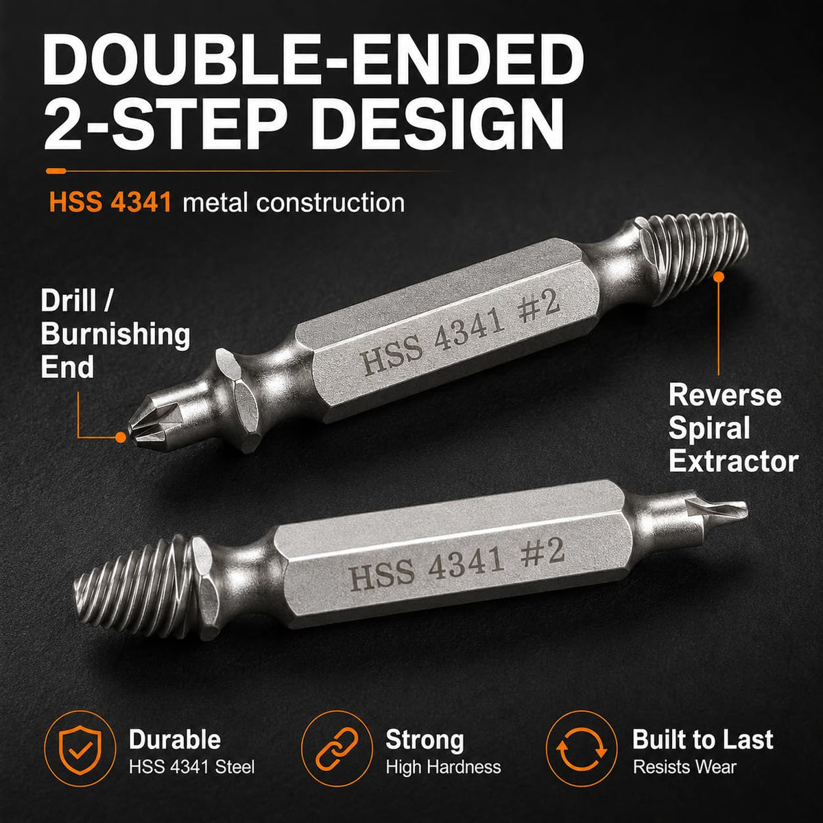 Damaged Screw Extractor Set