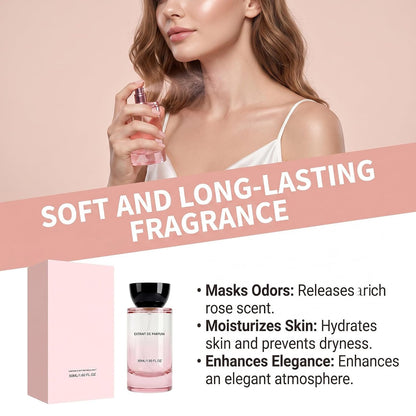 Rose Peony Cocoa Blossom, Elegant Patchouli, Long Lasting Spring Fall Perfume, 50ml