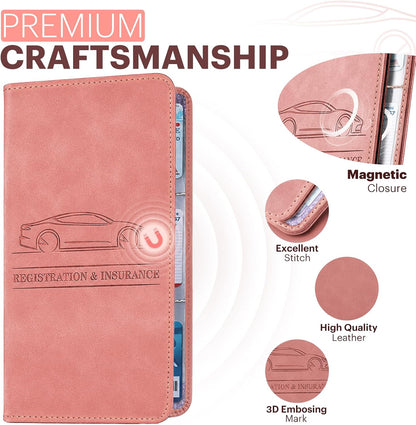 Car Registration And Insurance Card Holder, Car Document Holder