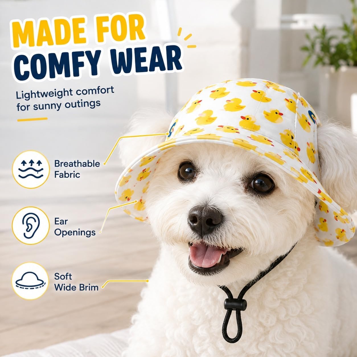 Dog Sun Hat for Summer Sun Protection, Outdoor Walking