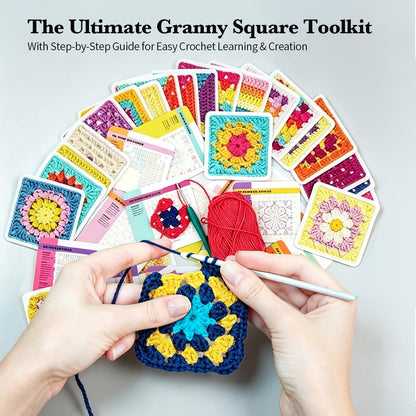 The Granny Square Card Deck: 50 mix and match designs
