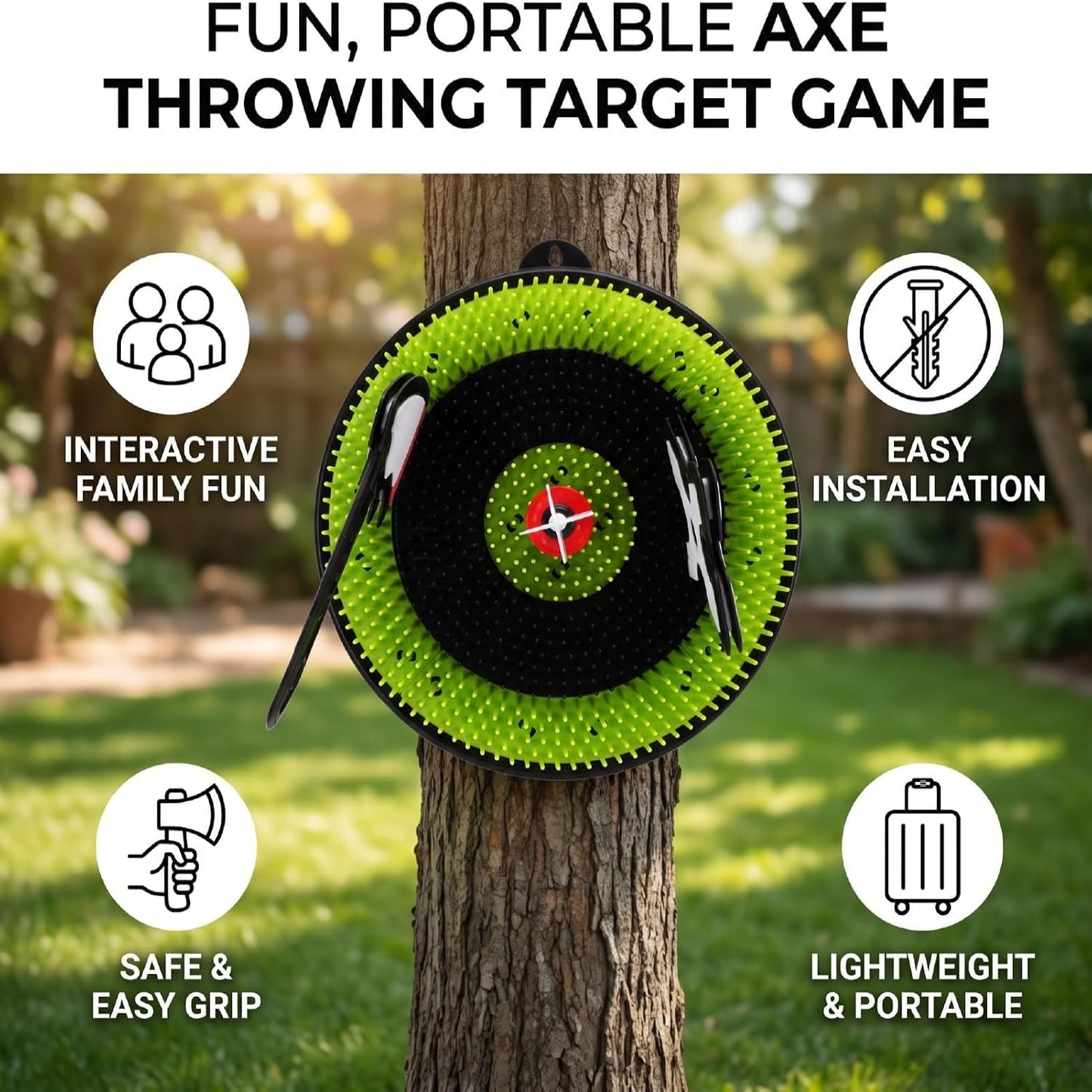 Portable Throwing Toy Set—Lightweight, Safe Design, Quick Setup
